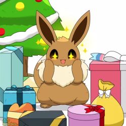 Rule 34 | + +, animated, box, christmas tree, commentary request, creatures (company), eevee, espeon, flareon, game freak, gen 1 pokemon, gen 2 pokemon, gen 4 pokemon, gen 6 pokemon, gift, gift box, glaceon, hands on own cheeks, hands on own face, jolteon, leafeon, looping animation, nintendo, no humans, open mouth, pokemon, pokemon (creature), signature, smile, solo, sparkling aura, sylveon, tagme, tail, tail wagging, taro (tontaro), twitter username, umbreon, vaporeon, video, watermark