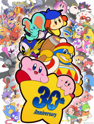 Rule 34 | :&gt;, ;d, absolutely everyone, absurdres, adeleine, anniversary, bandana waddle dee, chuchu (kirby), coo (kirby), dark meta knight, dark mind, dark nebula, daroach, elfilin, everyone, facial mark, fecto elfilis, flamberge (kirby), francisca (kirby), galacta knight, gonzarez, gooey (kirby), grin, hammer, highres, kine (kirby), king dedede, kirby, kirby&#039;s adventure, kirby&#039;s dream land 2, kirby&#039;s dream land 3, kirby&#039;s return to dream land, kirby: planet robobot, kirby: star allies, kirby: triple deluxe, kirby (series), kirby 64, kirby and the amazing mirror, kirby and the forgotten land, kirby squeak squad, kirby super star, lance, long tongue, looking at viewer, magolor, marx (kirby), max profitt haltmann, meta knight, morpho knight, nago (kirby), nightmare (kirby), nintendo, one eye closed, open mouth, pitch (kirby), pointing, polearm, queen sectonia, rayman limbs, ribbon (kirby), rick (kirby), shadow kirby, simple background, smile, star (symbol), star dream, star dream soul os, susie (kirby), sword, taranza, tongue, twitter username, warp star, weapon, whisker markings, white background, zan partizanne, zero (kirby), zero two (kirby)