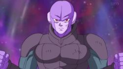 Rule 34 | 10s, 1boy, alien, animated, animated gif, battle, dragon ball, dragon ball super, hit (dragon ball), male focus, muscular, red eyes, serious