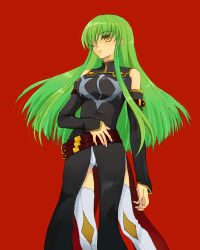 Rule 34 | 00s, boots, c.c., code geass, dress, green hair, plum (arch), solo, thigh boots, thighhighs, yellow eyes