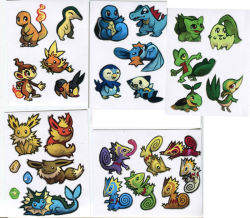Rule 34 | alternate color, alternate shiny pokemon, bird, blue skin, bulbasaur, chameleon, chimchar, closed eyes, colored skin, creature, creatures (company), cyndaquil, eevee, evolutionary stone, fiery tail, fire stone, flame-tipped tail, flareon, game freak, gen 1 pokemon, gen 2 pokemon, gen 3 pokemon, gen 4 pokemon, gen 5 pokemon, glitchedpuppet, green skin, happy, jolteon, kecleon, looking at viewer, lying, monkey, mudkip, multiple persona, nintendo, no humans, orange skin, oshawott, paper, penguin, photo (medium), pig, piplup, pokemon, pokemon (creature), red eyes, red skin, simple background, smile, snivy, squirtle, standing, starter pokemon trio, stone, tail, tepig, thunder stone, tongue, tongue out, torchic, totodile, treecko, turtwig, vaporeon, water stone, white background, white skin, yellow eyes, yellow skin