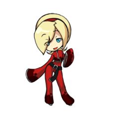 Rule 34 | 1boy, androgynous, animated, animated gif, artist request, ash crimson, belt, blonde hair, blue eyes, chibi, cropped jacket, dancing, freckles, hair over one eye, hairband, long sleeves, lowres, male focus, pants, red pants, short hair, snk, solo, source request, the king of fighters, trap