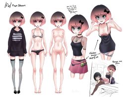 Rule 34 | 1girl, 4chan, absurdres, anorexic, completely nude, dark yaoi, emaciated, english text, fa (4chan), highres, nude, original, tagme