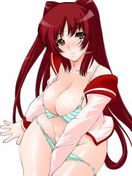 Rule 34 | 00s, 1girl, breasts, cleavage, hip focus, kousaka tamaki, large breasts, shinama, solo, to heart (series), to heart 2, wide hips