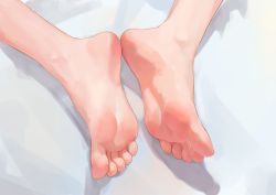 Rule 34 | absurdres, barefoot, feet, feet only, feet together, foot focus, highres, mochizuki ao, original, soles, solo, toes
