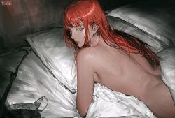 Rule 34 | 1girl, chainsaw man, makima (chainsaw man), nude, red hair, solo
