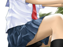 Rule 34 | 1girl, bicycle, hitori (htr t), kneehighs, legs, original, school uniform, serafuku, skirt, socks, solo