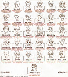 Rule 34 | 00s, 6+boys, 6+girls, asakura ryouko, character chart, chart, english text, everyone, extra, hard-translated, kunikida (suzumiya haruhi), kyon, multiple boys, multiple girls, narusaki ayano, sakanaka, sakanaka yoshimi, scan, seating chart, suzumiya haruhi, suzumiya haruhi no yuuutsu, taniguchi (suzumiya haruhi), third-party edit, translated