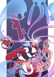 Rule 34 | 1girl, absurdres, artist request, black eyes, blouse, boots, capelet, crown, devil fruit, floating hair, fur trim, hair behind ear, highres, horo horo no mi, long hair, looking at viewer, one piece, perona, pink capelet, pink footwear, pink hair, shiny clothes, shirt, smile, solo, striped clothes, striped thighhighs, thighhighs, twintails, very long hair, white shirt