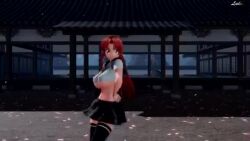Rule 34 | 1girl, 3d, animated, audible music, breasts, dancing, hong meiling, large breasts, mikumikudance (medium), solo, sound, tagme, touhou, video