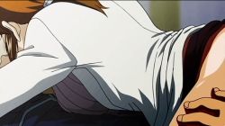 Rule 34 | 00s, 1boy, 1girl, 69, animated, animated gif, bouncing breasts, breasts, censored, clothed sex, fellatio, fukaya mamoru, handjob, hatsu inu, hetero, kusakabe-sensei, large breasts, mosaic censoring, oral, out-of-frame censoring, penis, solo focus, sweater, teacher