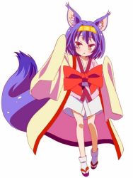 Rule 34 | 10s, 1girl, animal ears, blue hair, child, fox, hatsuse izuna, lowres, no game no life, tagme, tail