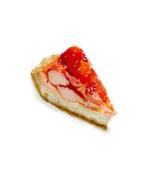 Rule 34 | food, food focus, fruit, fruit tart, natumikurosawa, no humans, original, shadow, simple background, still life, strawberry, strawberry tart, tart (food), white background