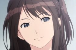 Rule 34 | 10s, anime screenshot, blue eyes, brown hair, long hair, screencap, seiren, solo, tsuneki hikari