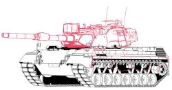 Rule 34 | cannon, caterpillar tracks, germany, gun, hrna, leopard 1, machine gun, military, military vehicle, monochrome, motor vehicle, real life, simple background, sketch, tagme, tank, weapon, white background