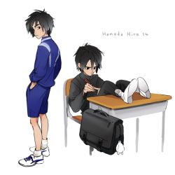 Rule 34 | big hero 6, black hair, disney, hiro hamada, marvel, school uniform