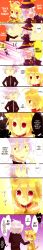 Rule 34 | absurdres, ahoge, animal ears, arc system works, blazblue, blonde hair, braid, candy, cat ears, cat tail, comic, eyepatch, food, halloween, hard-translated, hat, heterochromia, highres, lambda-11, long hair, long image, nu-13, ragna the bloodedge, red eyes, silver hair, tail, tall image, third-party edit, translated, witch hat, yuya (oshidori)