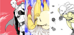 Rule 34 | 1boy, bald, blood, boots, candy, cape, gloves, male focus, one-punch man, saitama (one-punch man), solo, togiicustom