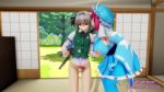 Rule 34 | 1futa, 1girl, 3d, animated, anus, ass, blue eyes, breasts, cum, cum in pussy, cunnilingus, elbow gloves, fdwn, futa with female, futanari, gloves, hat, highres, kiss, konpaku youmu, large breasts, multiple girls, nipples, oral, patreon username, penis, penis grab, petite, pink hair, purple eyes, pussy, reverse cowgirl position, saigyouji yuyuko, sex, sex from behind, silver hair, sound, straddling, subtitled, tagme, thighhighs, touhou, uncensored, vaginal, video