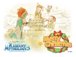 Rule 34 | alfa system, bread, cake, christmas, food, gift, hat, kanonno earhart, kanonno grassvalley, multiple persona, official art, official wallpaper, pasca kanonno, santa hat, smile, star (symbol), tales of (series), tales of the world radiant mythology, tales of the world radiant mythology 3
