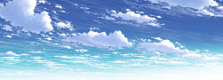 Rule 34 | aoha (twintail), blue sky, blue theme, cloud, cloudy sky, day, monochrome, no humans, original, outdoors, scenery, sky