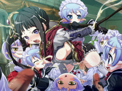 Rule 34 | 6+girls, arms behind back, atelier (series), atelier totori, bdsm, biting, black hair, blue eyes, blush, bondage, bound, breasts, bukkake, cape, censored, chim (atelier), cowgirl position, cum, cum in pussy, cum on body, cum on hair, cum on lower body, dress, ejaculation, futa with female, futanari, girl on top, gloves, group sex, hair ornament, hairband, leaning forward, lolita channel, long hair, looking at viewer, maid headdress, masturbation, mimi houllier von schwarzlang, mosaic censoring, multiple girls, nipple biting, nipple stimulation, nipples, no bra, no panties, open mouth, penis, pointy ears, ponytail, purple eyes, purple hair, pussy, rape, rope, sex, short hair, short twintails, side ponytail, sleeves past wrists, smile, spread legs, straddling, tears, thighhighs, twintails, vaginal, white legwear, yellow eyes