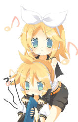 Rule 34 | 1boy, 1girl, brother and sister, instrument, kagamine len, kagamine rin, keyboard (instrument), melodica, omiso, omiso (omiso), siblings, twins, vocaloid