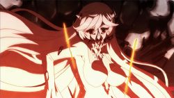 Rule 34 | 10s, 1girl, abyssal ship, animated, animated gif, blood, breasts, explosion, guro, kantai collection, lowres, midway princess, solo, violence