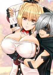 Rule 34 | 10s, blonde hair, breasts, claire victorious, cleavage, god eater, god eater 3, large breasts, short hair, tagme