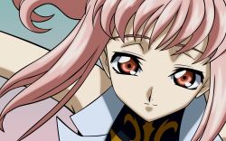 Rule 34 | 00s, anya alstreim, code geass, highres, non-web source, pink hair, smile, solo, vector trace