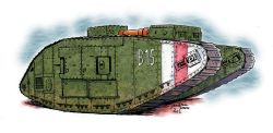 Rule 34 | 10s, 2012, absurdres, artist request, highres, mark i tank, military, military vehicle, motor vehicle, no humans, original, tank, vehicle, world war i