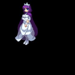 Rule 34 | animated, animated gif, bouncing breasts, breasts, cape, crown, henrietta de tristain, lowres, nipples, pixel art, purple hair, queen, undressing, zero no tsukaima