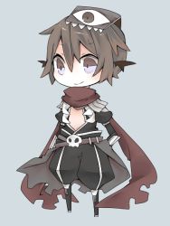 Rule 34 | 1boy, armor, assassin cross (ragnarok online), black pants, black shirt, book, brown hair, brown wings, cape, closed mouth, commentary request, full body, grey background, grey cape, hair between eyes, head wings, looking afar, male focus, open clothes, open shirt, pants, pauldrons, pekeko (pepekekeko), ragnarok online, red scarf, rideword (ragnarok online), scarf, shirt, short hair, shoulder armor, simple background, skull, smile, solo, standing, torn cape, torn clothes, torn scarf, vambraces, waist cape, wings