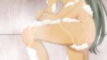 Rule 34 | 1girl, animated, anya (seikoku no dragonar), ass, bath, breasts, female focus, green hair, long hair, nude, seikoku no dragonar, small breasts, soap, solo, sound, video, video, wet