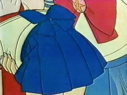 Rule 34 | 1990s (style), 2girls, animated, animated gif, bishoujo senshi sailor moon, chibi usa, lowres, multiple girls, qvga, retro artstyle, screencap, skirt, spanked, spanking, star (symbol), tsukino usagi