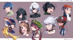 Rule 34 | 2b (nier:automata), android, ash ketchum, bad id, bad twitter id, baseball cap, black hair, blindfold, blonde hair, blue eyes, blue hair, blush, boku no hero academia, bow hairband, brown eyes, brown hair, character name, chikichi, commentary request, creatures (company), crossover, earrings, eraser head (boku no hero academia), facial hair, fate/extra, fate/extra ccc, fate (series), game freak, hair over one eye, hairband, hat, helmet, heterochromia, highres, jewelry, karna (fate), long hair, looking back, lucas (pokemon), magi the labyrinth of magic, may (pokemon), mega man (series), mega man zero (series), multiple crossover, nier:automata, nier (series), nintendo, one eye closed, open mouth, pokemon, pokemon (anime), pokemon dppt, pokemon oras, pokemon platinum, pokemon the movie: i choose you!, red hairband, red headwear, ren kouha, short hair, smile, sweat, teeth, tongue, white hair, zero(z) (mega man), zero (mega man)