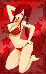 Rule 34 | absurdres, bikini, breasts, erza scarlet, fairy tail, highres, large breasts, red bikini, red theme, swimsuit, tagme
