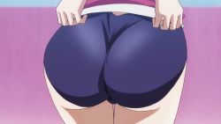 Rule 34 | 10s, 1girl, animated, animated gif, anime screenshot, aoba kazane, ass, ass focus, competition swimsuit, curvy, from behind, huge ass, jacket, jiggle, keijo!!!!!!!!, one-piece swimsuit, screencap, swimsuit, swimsuit under clothes, track jacket, wedgie, wide hips