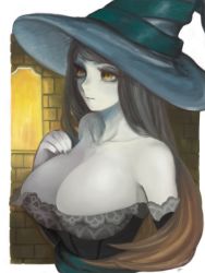 Rule 34 | 1girl, bare shoulders, breasts, cleavage, dragon&#039;s crown, ich., large breasts, long hair, solo, sorceress (dragon&#039;s crown), tagme, vampire