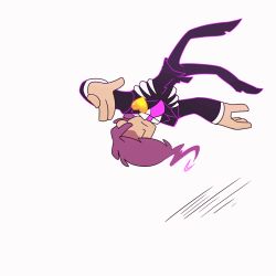 Rule 34 | 1boy, animated, animated gif, black sclera, colored sclera, formal, glowing, glowing eye, hailey lain, heart, highres, lewis (mystery skulls), male focus, mystery skulls, necktie, pink eyes, rolling, rolling girl (vocaloid), solo, spinning, suit, vocaloid