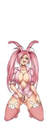 Rule 34 | breasts, bunny (hentai heroes), hentai heroes, large breasts, nipples, pussy, thick thighs, thighs