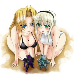 Rule 34 | 2girls, ambient, armored core, armored core: for answer, armored core 4, bikini, breasts, from software, lilium wolcott, long hair, mary shelly, multiple girls, prometheus (armored core), swimsuit