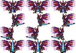 Rule 34 | dragon, dragon tail, dragon wings, duel monster, energy wings, greedy venom fusion dragon, no humans, pixel art, purple wings, simple background, starving venom fusion dragon, tail, white background, wings, yu-gi-oh!, yuu-gi-ou, yu-gi-oh! duel monsters