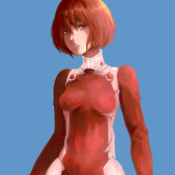 Rule 34 | 1girl, all you need is kill, bodysuit, breasts, highres, red hair, rita vrataski, short hair, small breasts, solo, upper body