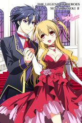 Rule 34 | 1boy, 1girl, :d, alisa reinford, alternate costume, artist name, bare shoulders, black hair, blonde hair, blush, breasts, cleavage, copyright name, dated, dress, eiyuu densetsu, elbow gloves, evening gown, eyebrows, falcom, flower ornament, gloves, hand on another&#039;s hip, heart, heart necklace, hetero, holding hands, jewelry, long dress, long hair, looking at another, looking at viewer, md5 mismatch, medium breasts, morisaki kurumi, necklace, open mouth, purple eyes, rean schwarzer, red dress, red eyes, resized, resolution mismatch, sen no kiseki, sen no kiseki ii, sleeveless, sleeveless dress, smile, source larger, sparkle, spiked hair, two side up