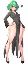 Rule 34 | 1girl, highres, one-punch man, solo, standing, tagme, tatsumaki, thighs