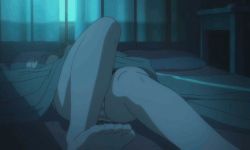 Rule 34 | 00s, 1girl, animated, animated gif, ass, barefoot, dimples of venus, evangelion: 2.0 you can (not) advance, feet, neon genesis evangelion, panties, rebuild of evangelion, screencap, souryuu asuka langley, striped clothes, striped panties, underwear