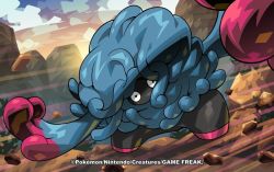 Rule 34 | copyright name, creature, creatures (company), expressionless, game freak, gen 4 pokemon, head wreath, looking at viewer, nagimiso, nintendo, no humans, official art, plant, plant monster, pokemon, pokemon (creature), pokemon tcg, sky, tangrowth, tentacles