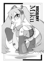 Rule 34 | 1girl, absurdres, animalization, boots, crossover, detached sleeves, greyscale, hatsune miku, highres, long hair, monochrome, my little pony, my little pony: friendship is magic, necktie, parody, pegasus, pony (animal), scan, solo, twintails, very long hair, vocaloid