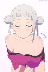 Rule 34 | 1girl, absurdres, alter real zero, arashi chisato, artist name, artist request, bare legs, black shorts, black tank top, blush, breasts, cleavage, collarbone, double bun, closed eyes, female focus, hair bun, hair tie, highres, incoming kiss, kiss, long hair, looking at viewer, love live!, love live! school idol festival, love live! superstar!!, parted lips, red shirt, shirt, short shorts, short sleeves, shorts, small breasts, smile, solo, tank top, twintails, undershirt, wavy hair, white background, white hair